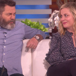 Amy Poehler and Nick Offerman are down for a Parks And Rec reunion 