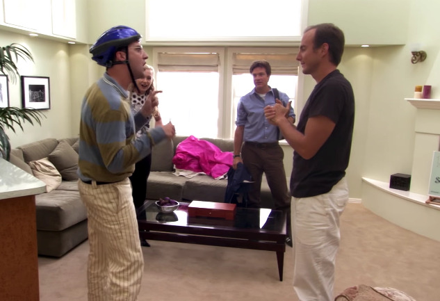 Here's what Buster was saying in that classic, bleeped-out tirade from Arrested Development