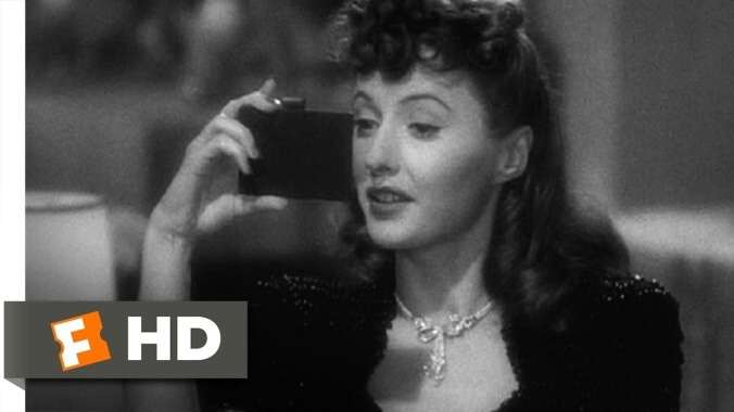 Barbara Stanwyck is a grifter who swipes hearts in The Lady Eve