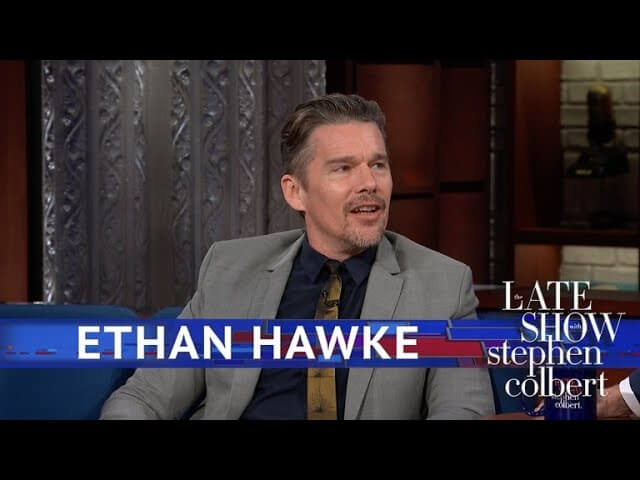 Ethan Hawke reveals the best Shakespeare advice he ever got on The Late Show 