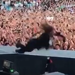 Dave Grohl hired a stuntman to reenact the terrifying fall that broke his leg a few years ago