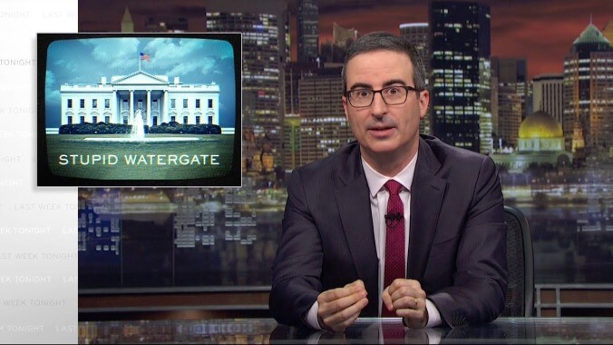 In his "Stupid Watergate" update, John Oliver warns of Trump going "full O.J."