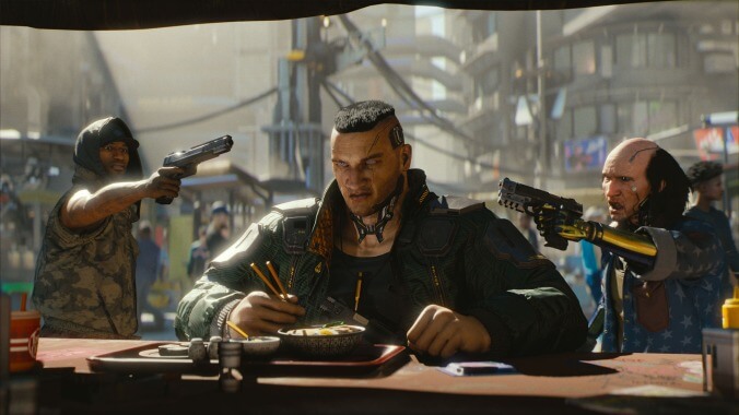 The developers of The
Witcher finally unveiled their
next game, Cyberpunk 2077