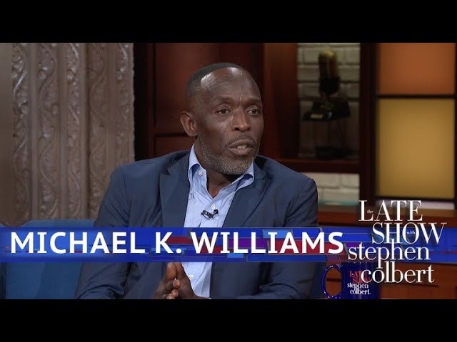 Michael K. Williams shares his Anthony Bourdain story and his Omar psych-up music on The Late Show
