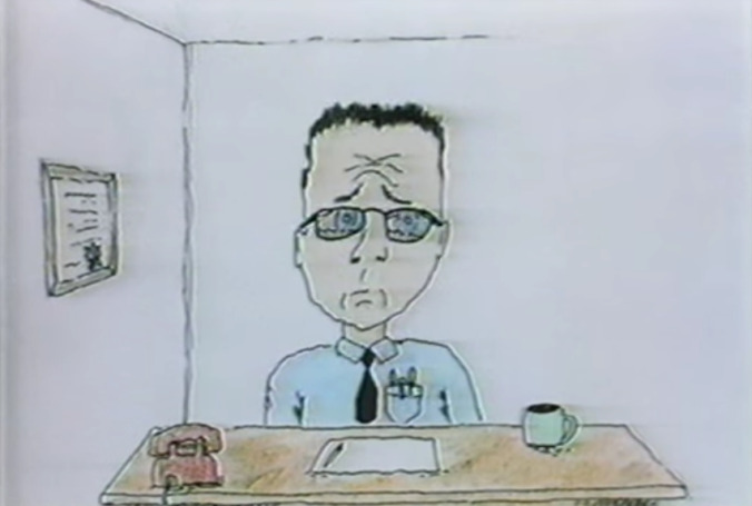 It's 3 p.m., let's watch the cartoon short that became Office Space