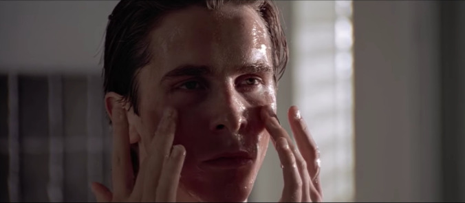 Patrick Bateman has become a positive role model for today's skincare-averse men