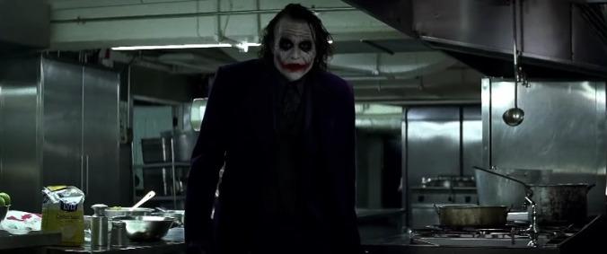 The crucial difference between The Dark Knight and Tim Burton's Batman is the Joker