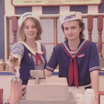 Steve Harrington gets a job at the mall in our first look at Stranger Things season 3