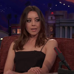 Here's 13 minutes of Aubrey Plaza casually terrorizing celebrity interviewers 