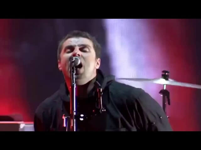 Liam Gallagher to rowdy festival crowd: "Which dickhead threw the fish here, then?"