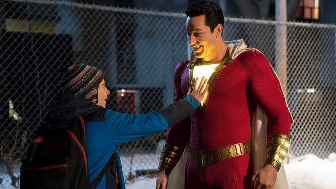 Zachary Levi is a big fun goofball in the first trailer for Shazam!