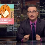 John Oliver takes on sexual harassment with the help of all-time expert Anita Hill