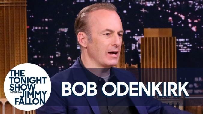 On The Tonight Show, Bob Odenkirk shows a Better Call Saul clip, his butt again