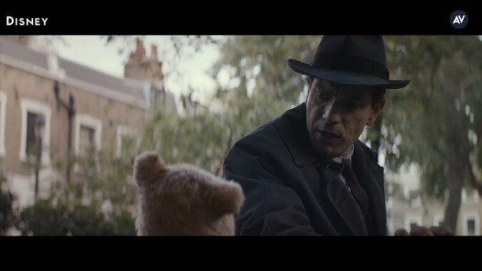 Christopher Robin gives Winnie The Pooh and his furry friends the Hook treatment