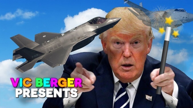 And now, a brief history of Donald Trump thinking the F-35 is actually invisible