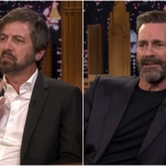 Jon Hamm and Ray Romano are doing warring impressions of each other