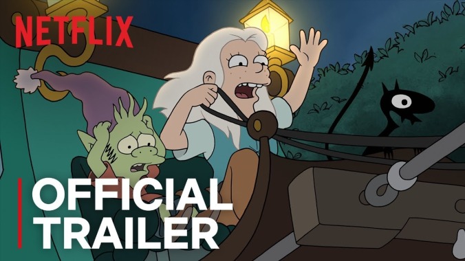 An excellent cast rescues fantasy parody Disenchantment from mediocrity