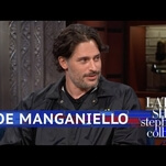 On The Late Show, Joe Manganiello and Stephen Colbert go off-quest, talk D&D for nine minutes