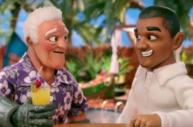 SuperMansion is also nostalgic for former president Barack Obama in this exclusive clip