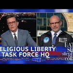 Rob Corddry and Stephen Colbert sex pastries for Jeff Sessions' holy task force