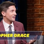 Topher Grace assures Seth Meyers David Duke's BlacKkKlansman racist improvs aren't his