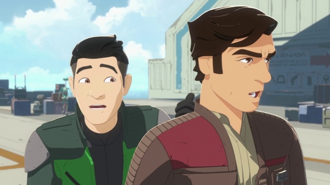 Oscar Isaac drops in on the trailer for the brand new Star Wars animated series, Resistance