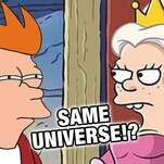 Damn it, nerds, stop trying to jam Disenchantment and Futurama into a single shared universe