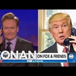 Conan O'Brien lures Trump with a Fox & Friends logo on Conan