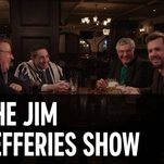 Drunk atheist Jim Jefferies tries to broker Middle East peace with a trio of churchy types