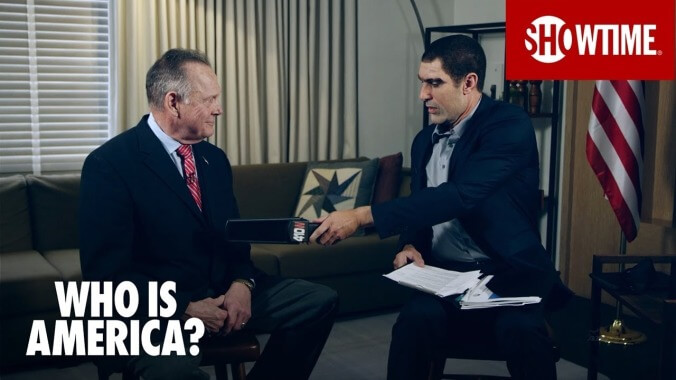 Roy Moore sues Sacha Baron Cohen for calling him a pedophile, so there's that problem solved