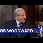 Journalist Bob Woodward doggedly details what we should be afraid of on The Late Show