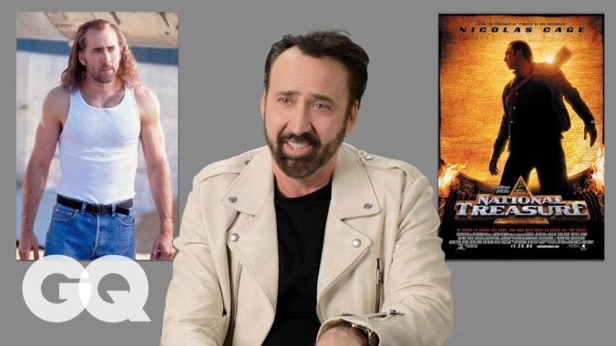 Nicolas Cage talks his way through all his favorite Nicolas Cage performances