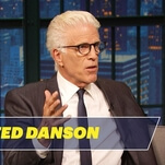 On Late Night, Ted Danson talks The Good Place's Cheers homage and being a terrible bartender