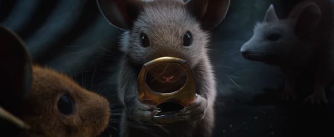 Here's The Lord Of The Rings, but it's CGI mice in a subway now