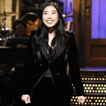 Awkwafina makes her dream come true, hosting a serviceable Saturday Night Live