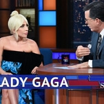 Lady Gaga toasts to the courage of Dr. Christine Blasey Ford on The Late Show