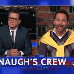 Nick Kroll is Brett Kavanaugh's drinking buddy as Stephen Colbert gets to the bottom of boofing