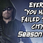 Oliver Queen’s in the slammer, so tonight’s Arrow premiere should be cheery