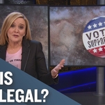 Sam Bee asks "How the fuck is this legal?" about the GOP's voter suppression fuckery