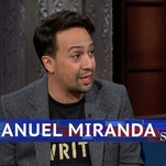 On The Late Show, Lin-Manuel Miranda talks Puerto Rico, his new book, and closing Hamilton's loop