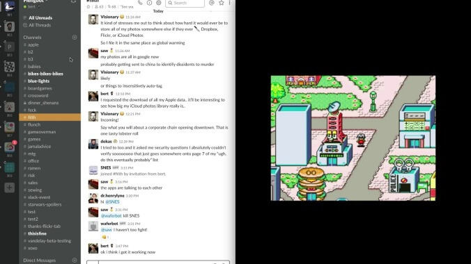 An engineer got Slack to run on a Super Nintendo, so now we never have to stop working!