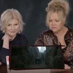 Watch the cast of the original Sabrina react in terror to the new Sabrina