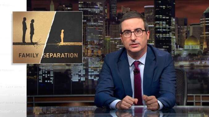 John Oliver looks at the cruel circular illogic of Trump's immigration racism on Last Week Tonight