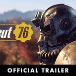 There are lots of people—but no character—on the country roads of the Fallout 76 beta