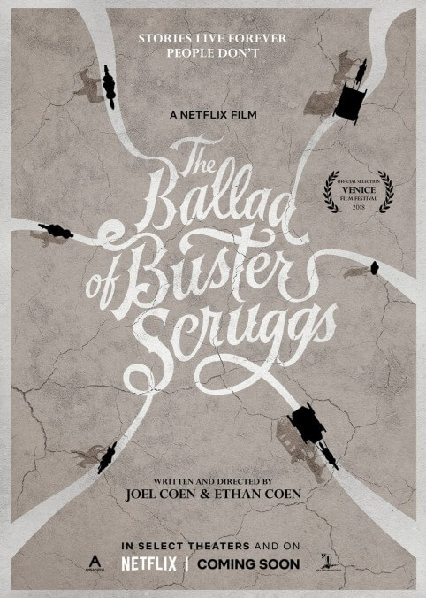 The Coens head West (and to Netflix) in the grimly comic anthology The Ballad Of Buster Scruggs