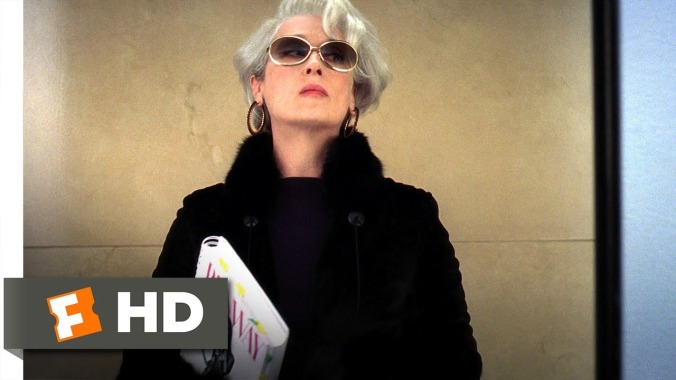 The Devil Wears Prada pulls off the perfect romantic comedy look, even though it really isn't one