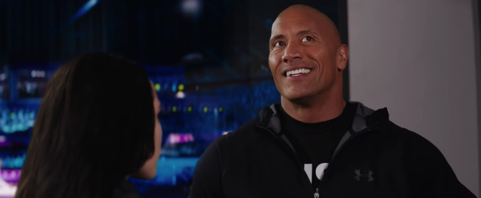 Dwayne Johnson plays Dwayne "The Rock" Johnson in the first Fighting With My Family trailer