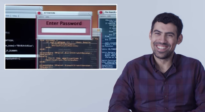 Watch a real hacker hack into Hollywood's hacky hacking scenes