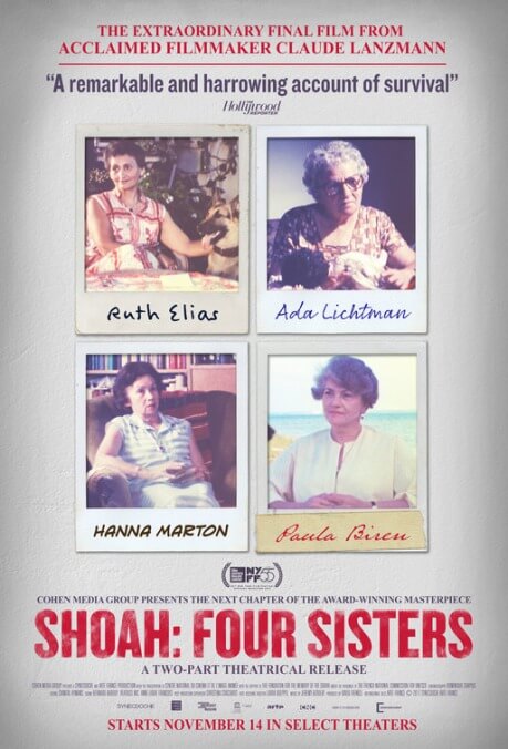 Shoah: Four Sisters extends the legacy of Claude
Lanzmann’s essential Holocaust film