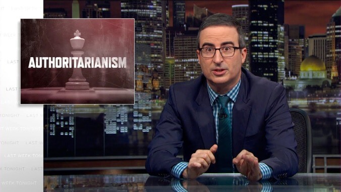 In his season finale, John Oliver plays authoritarian bingo, warns we're on the verge of losing